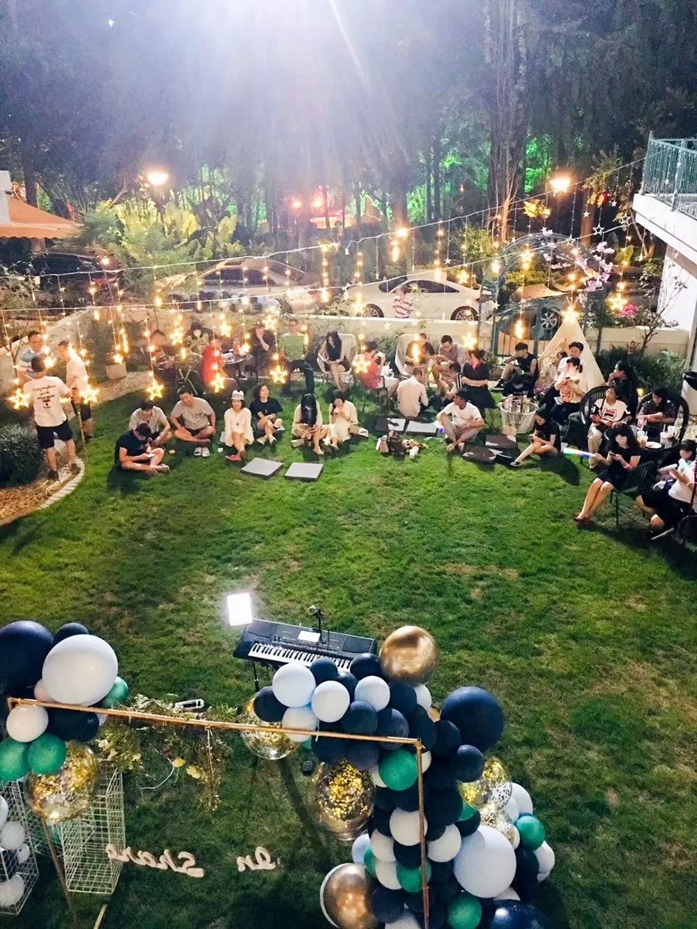 草坪party ins风秘密花园 360°露天观景台,一起来这里办场"别人家"的