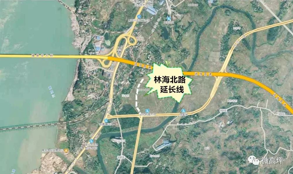 南充高坪林海北路规划图片