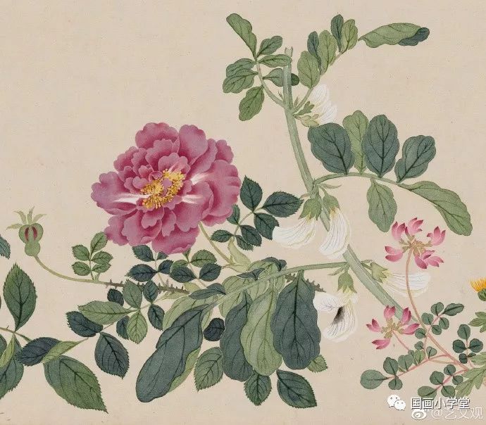 钱维城的花鸟画大师手笔难得一见