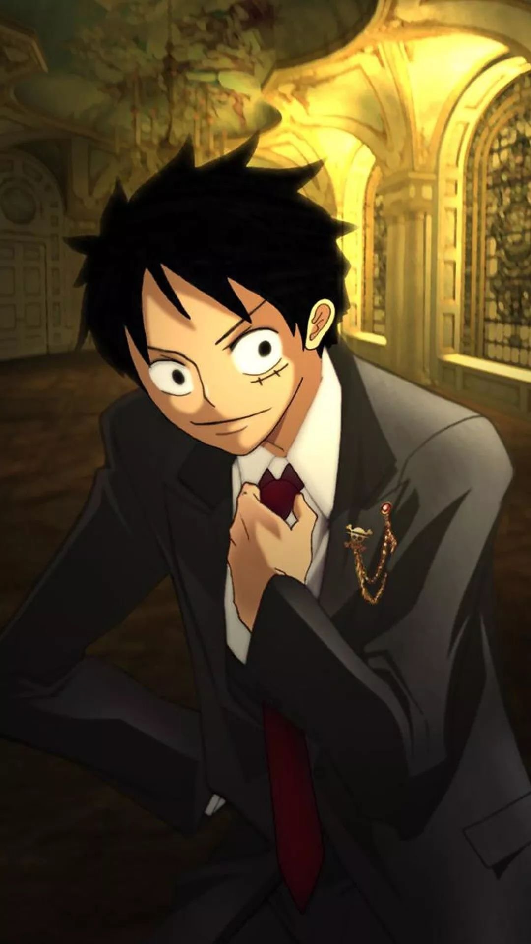 很难想象路飞有朝一日竟会穿上西装和我们相见,他可是十多年如一日红