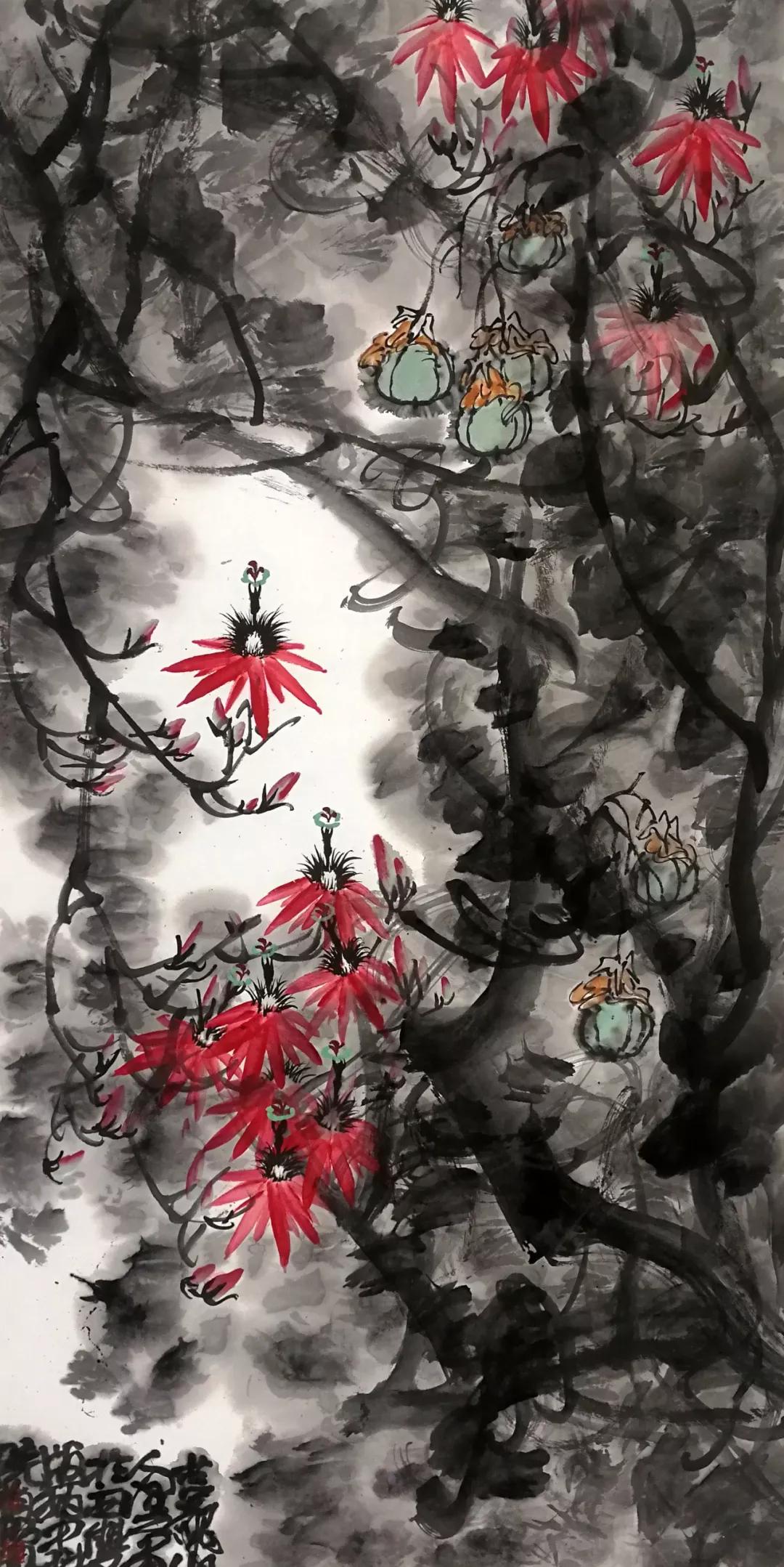 画廊推荐画家于江平枯槁中的生命迹象