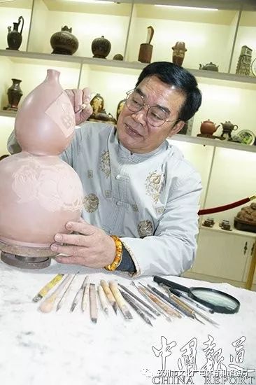 陆景平痴心坭兴陶艺术四十载