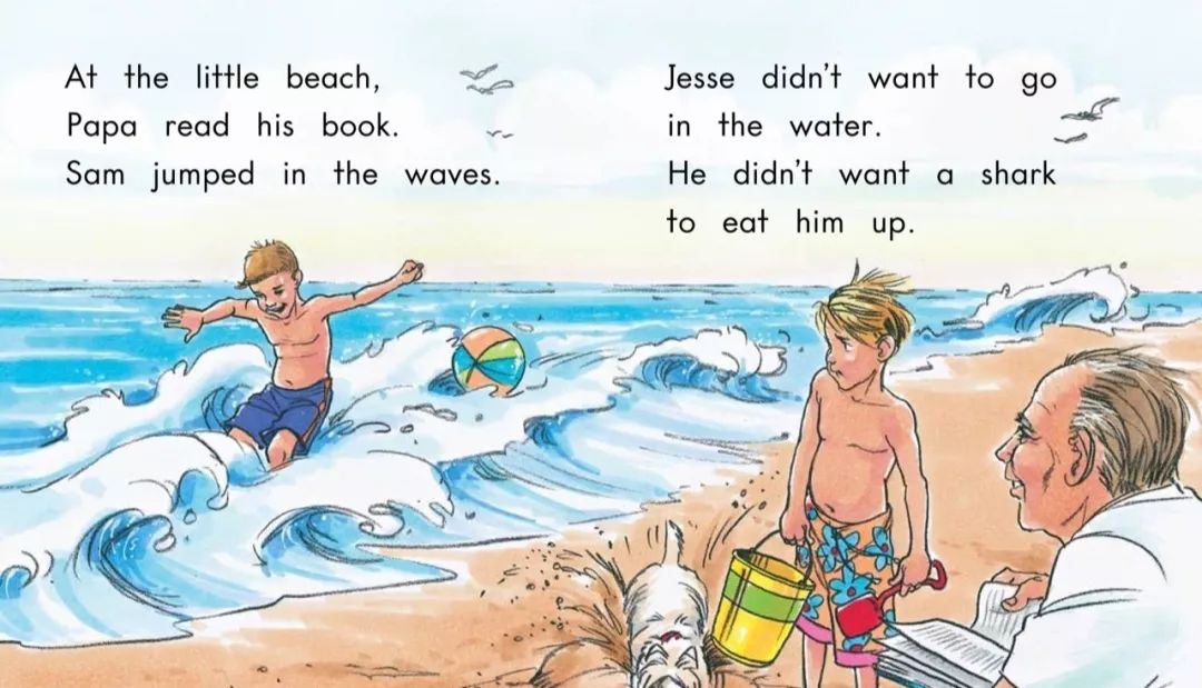 有声绘本故事atthebeach在沙滩