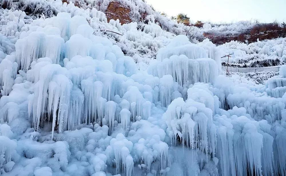 這週六神泉峽的冰瀑對外開放啦不可錯過的冰雪王國