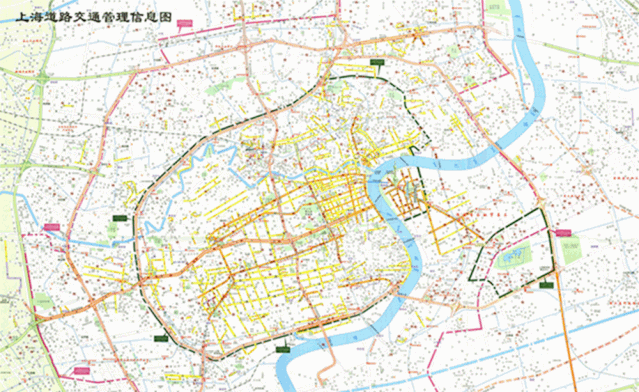 上海内环划分图图片