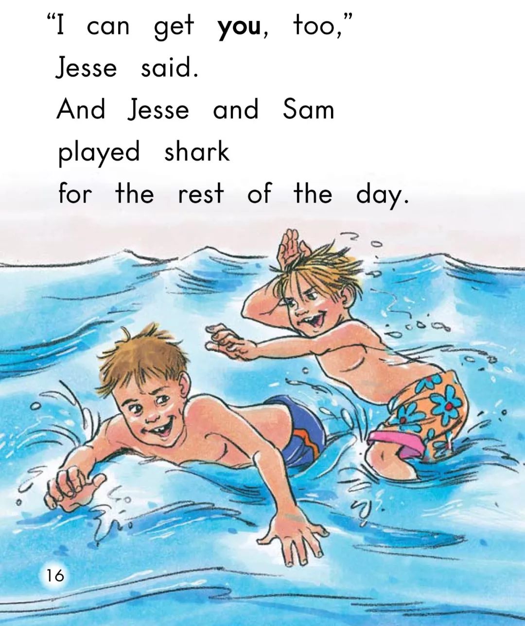 有声绘本故事atthebeach在沙滩