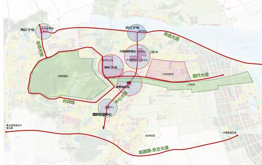 景观大道选线示意图10一个中央公园心海绿廊核心段:公共绿色休闲中心
