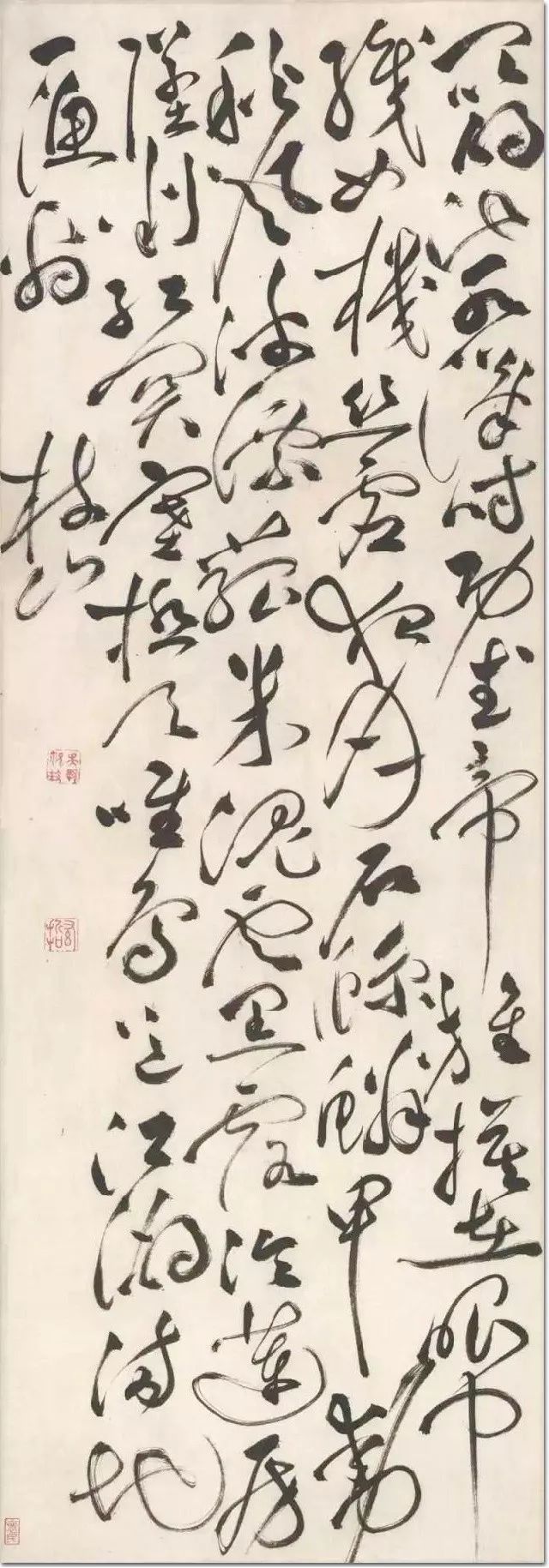 浅析祝枝山草书立轴杜甫秋兴诗轴和摸鱼儿词中的横势审美