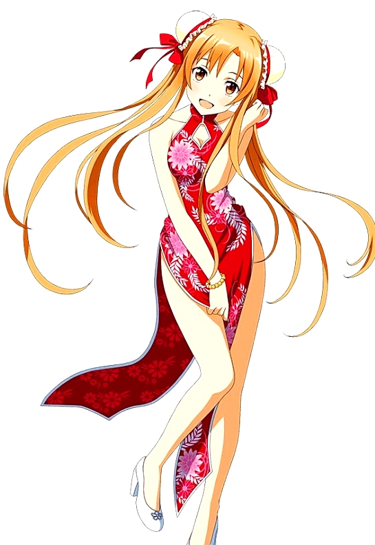 二次元动漫美图十八:闪光亚丝娜的千层套路