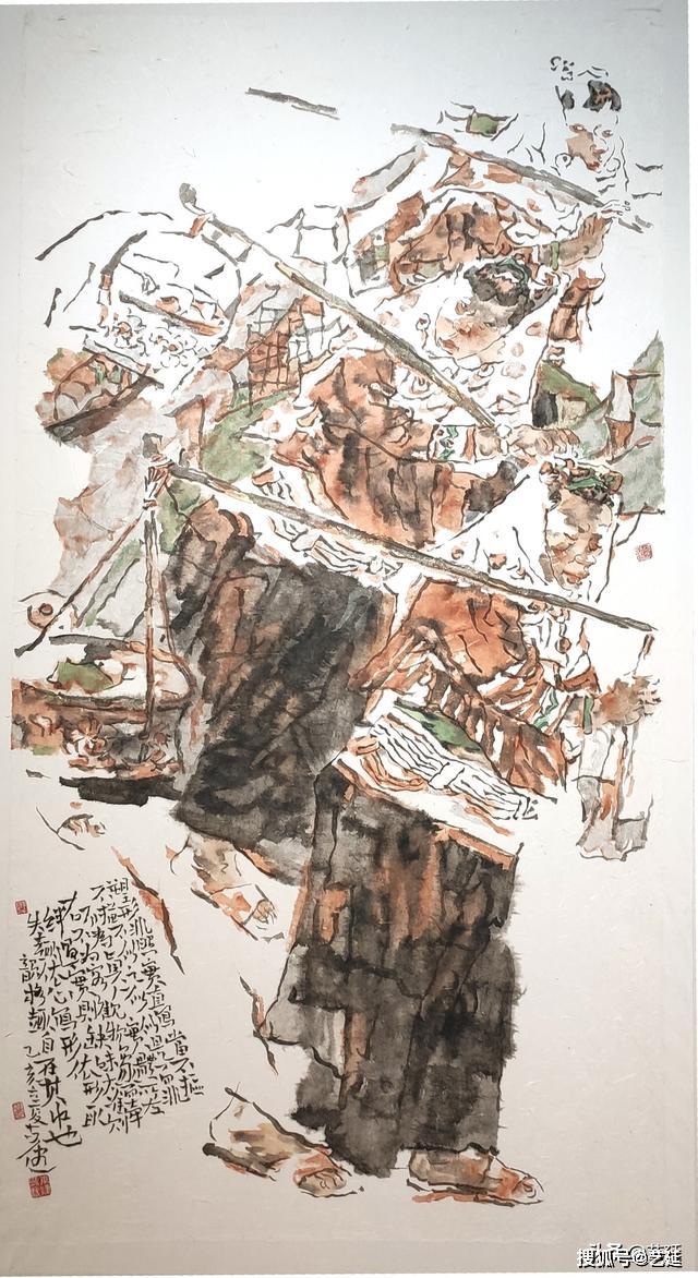 艺术家福建省画院原院长郭东健最近展出的作品