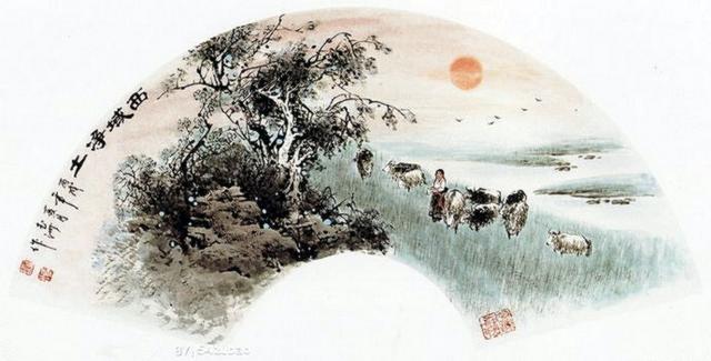 千山烟云黄玉洲彩墨山水画