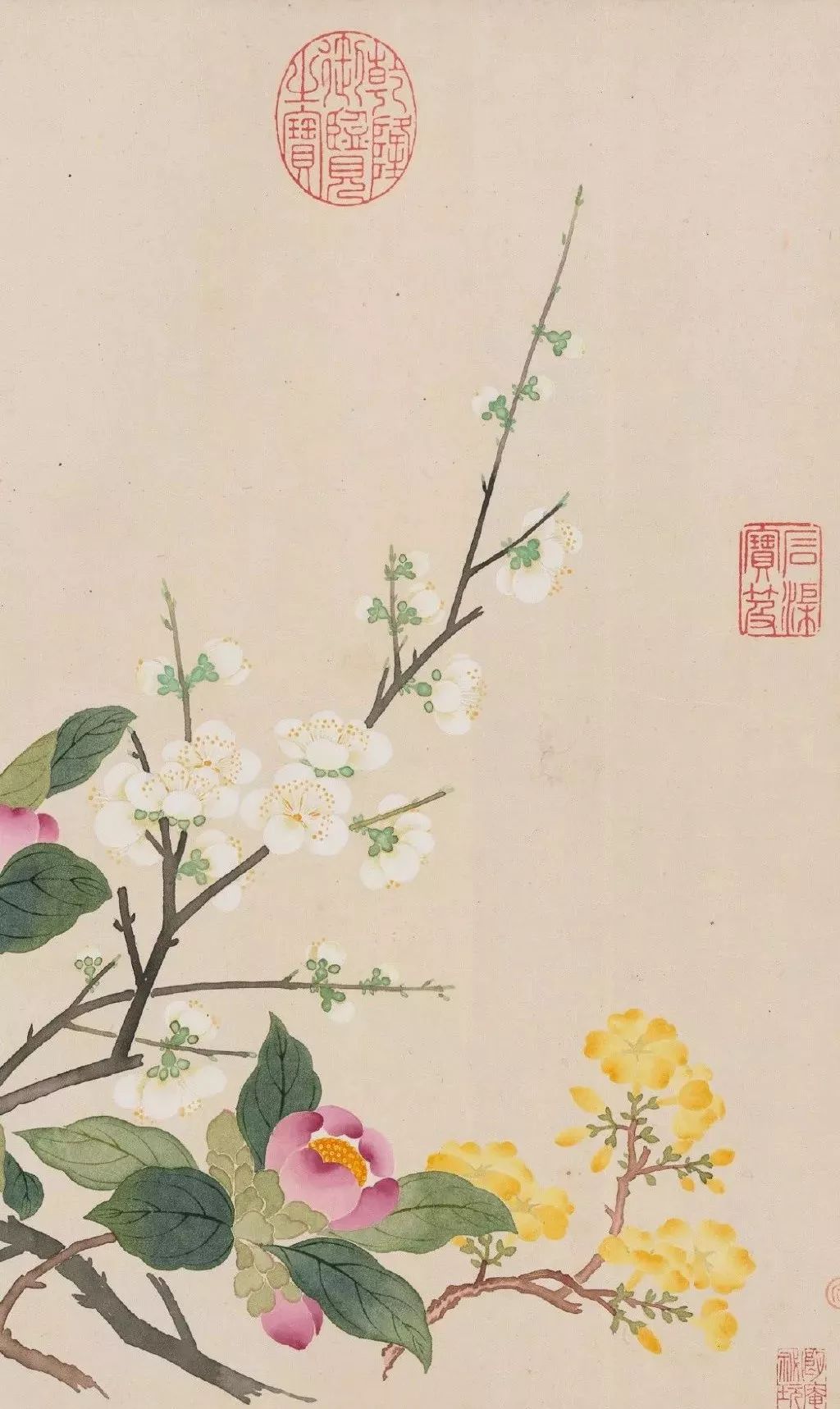 钱维城的花鸟画,大师手笔,难得一见!