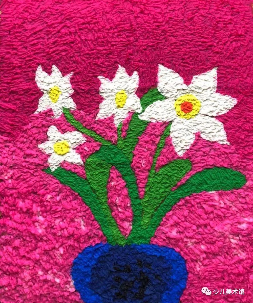 超有趣味的纸浆画,快和宝贝get起来!