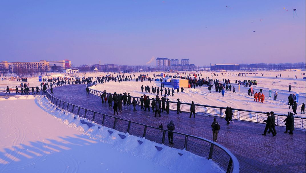 玩冰戏雪赏美景梅河口海龙湖启动冰雪系列活动