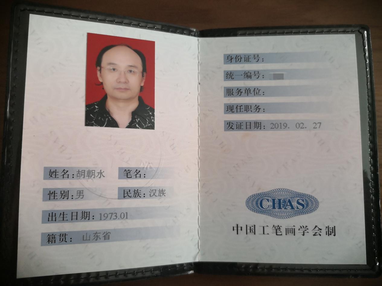 中国美协会员证书图片图片