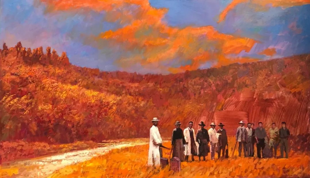 邀请函不忘初心牢记使命龙川红色革命主题美术作品联展