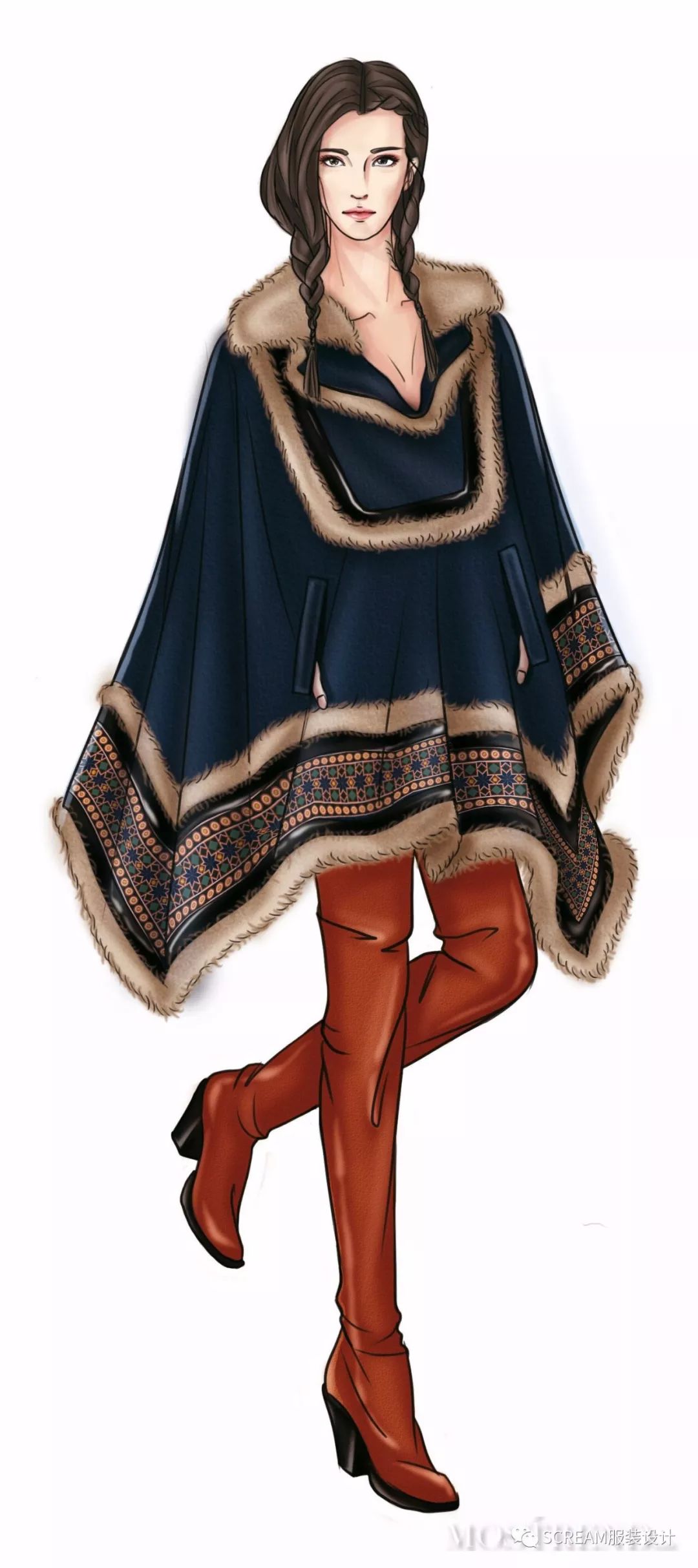 80例服装效果图赏析(电脑软件版)