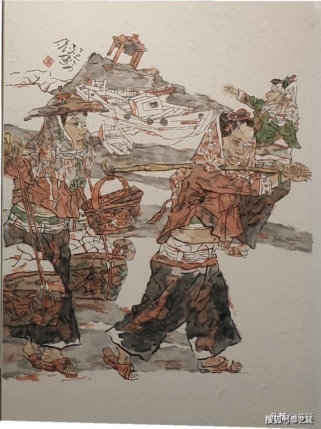 艺术家福建省画院原院长郭东健最近展出的作品