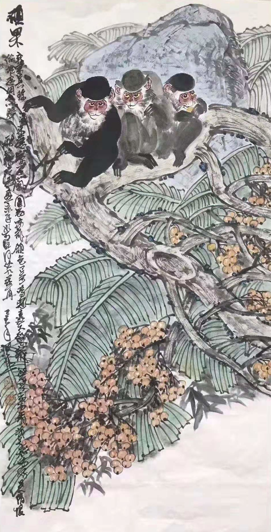 中国画名家画家丁浩然作品欣赏