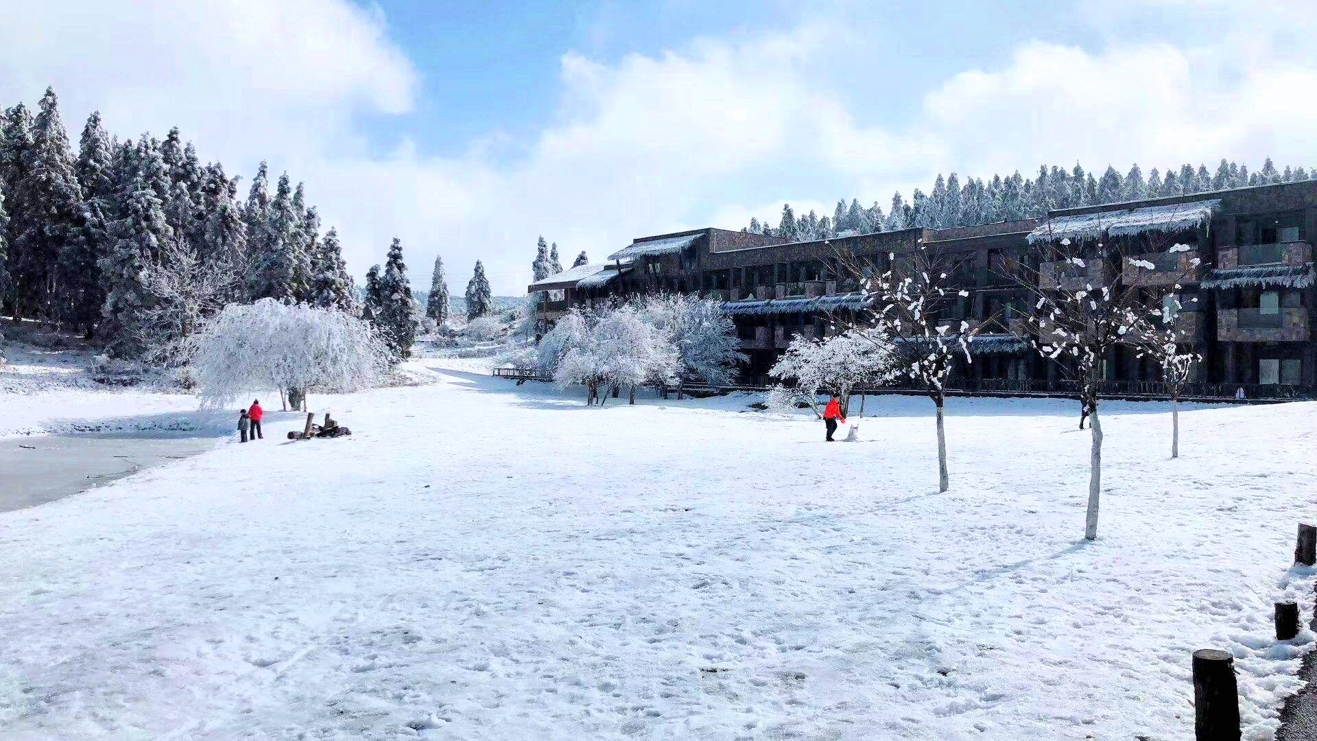 原创武隆仙女山国际冰雪季开启七仙女下凡惊艳全场