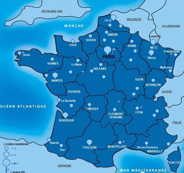 图卢兹,南特,波尔多,里尔,马赛,里昂,蒙彼利埃,斯特拉斯堡,拉罗谢尔
