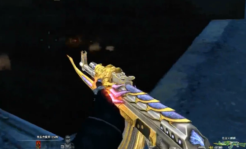 cf:颜值最高的4款炫金武器,每个都是"颜值爆表",让人难放弃_枪身