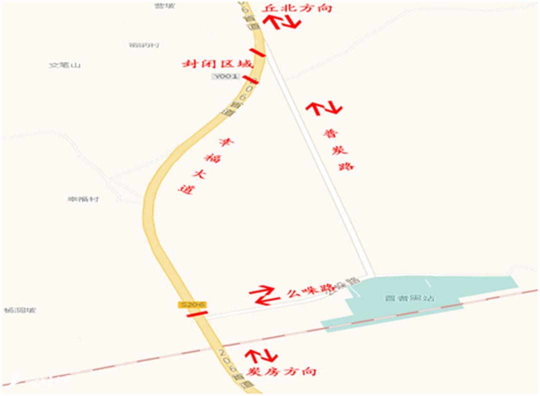 丘北轻轨经过路线图图片