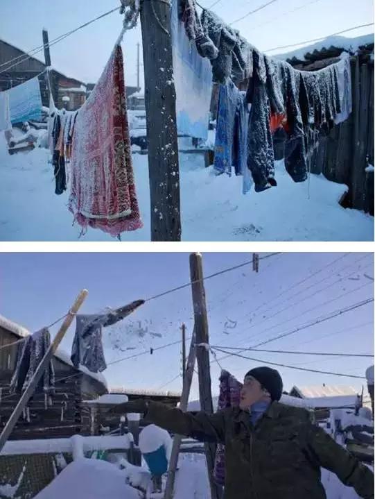 而这是因为室内外温差高达60℃整个干衣服过程就完成了再轻轻抖一下