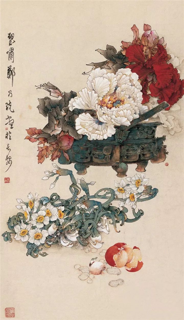 他从砍柴放牛,用树枝习画开始,成长为画坛巨擘_郑乃珖