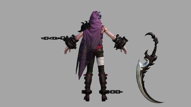 王者荣耀囚徒晟脸部细节曝光头发像只章鱼趴在脸上不如cg里帅