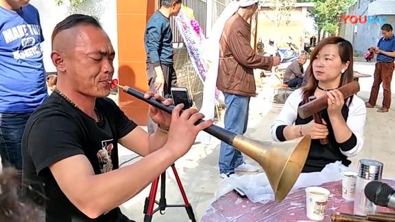唢呐吹奏大起板真正有实力的唢呐手太厉害了