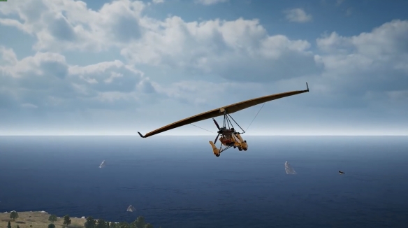 《绝地求生》上线首个飞行载具!动力滑翔机实机演示