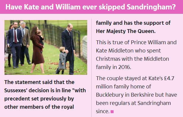 for instance, kate middleton and prince william have alternated