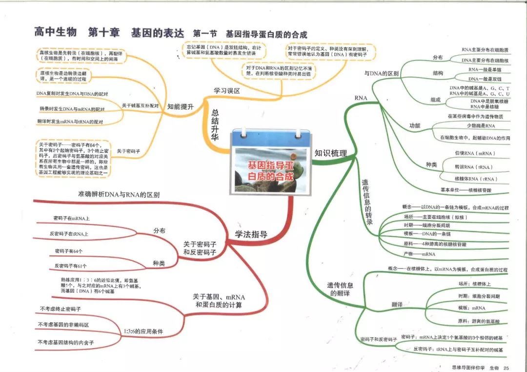 這45張高考生物思維導圖梳理了高中數學所有知識體系務必收藏