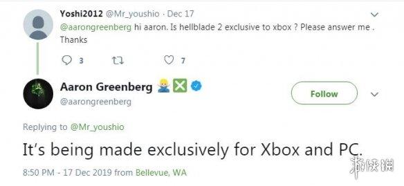 《地狱之刃2》是Xbox独占吗？微软负责人作出回答