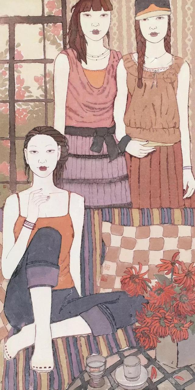 当代青年工笔画家李传真拍卖作品赏析