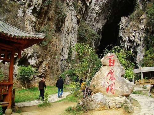 原创广西巴马县长寿村景点之百魔洞门票