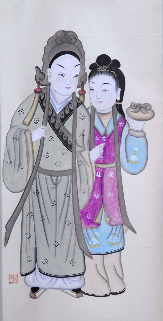 中国一绝扑灰年画汉族传统民间艺术山东高密古老画种