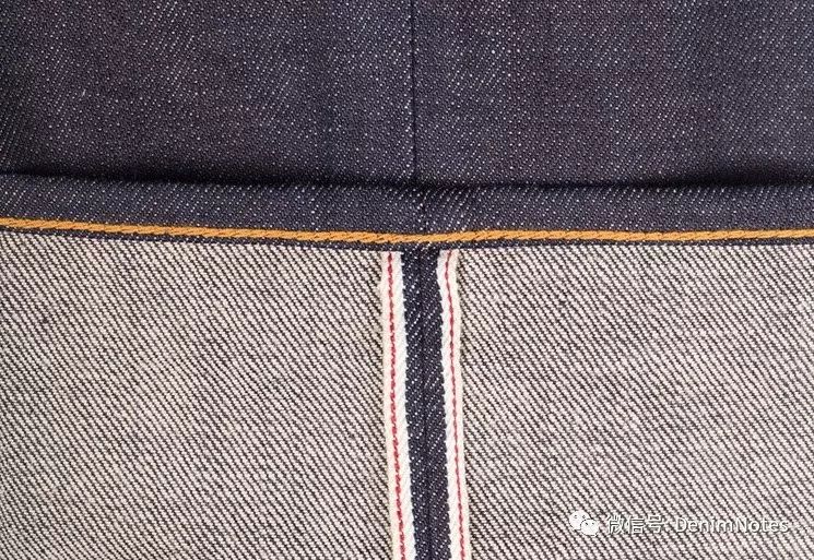 裤脚使用链式包缝.