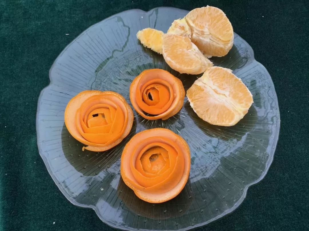 橙子雕花简单图片大全图片
