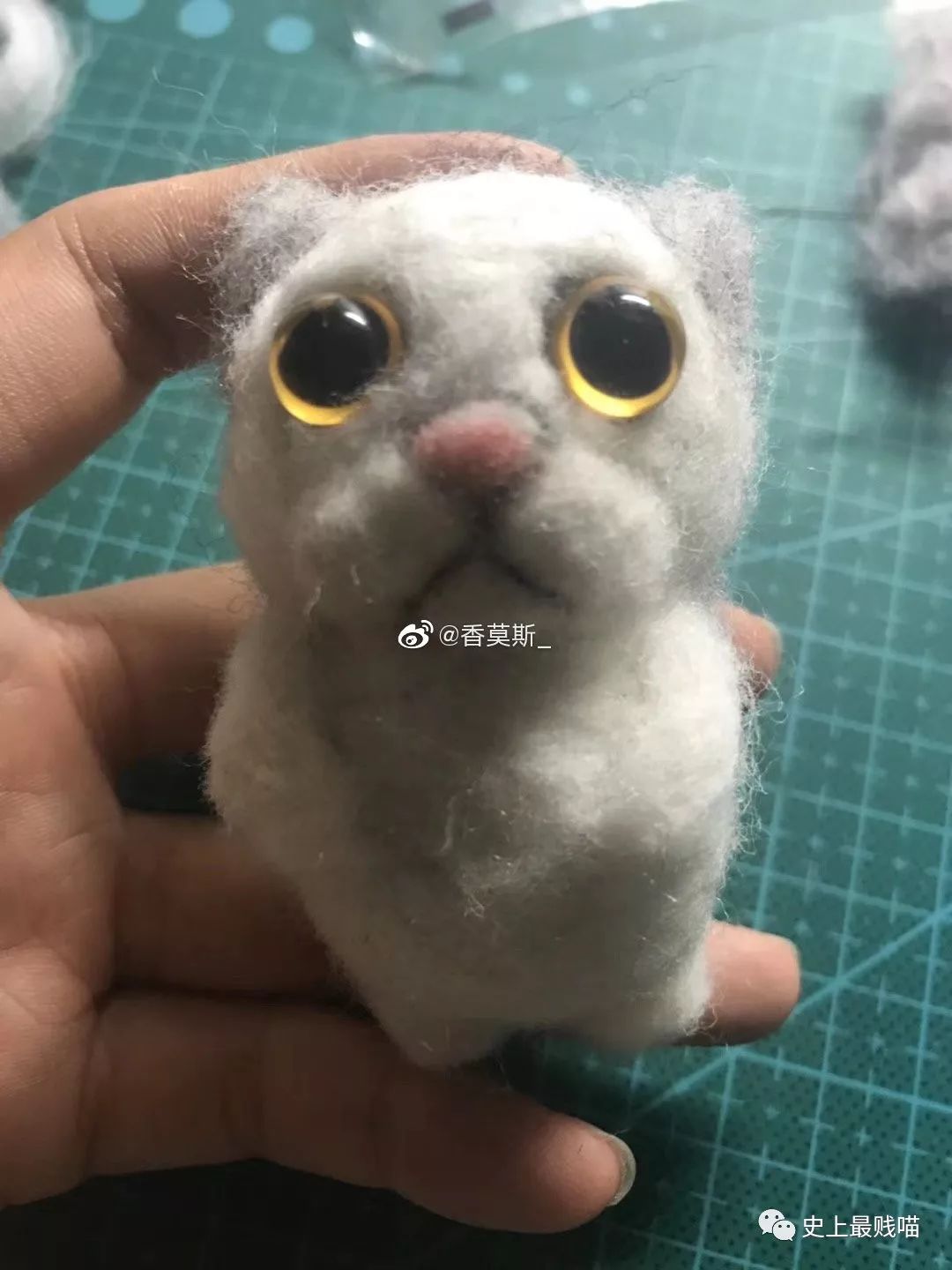 戳羊毛毡失败作品大赏男朋友看了差点没分手