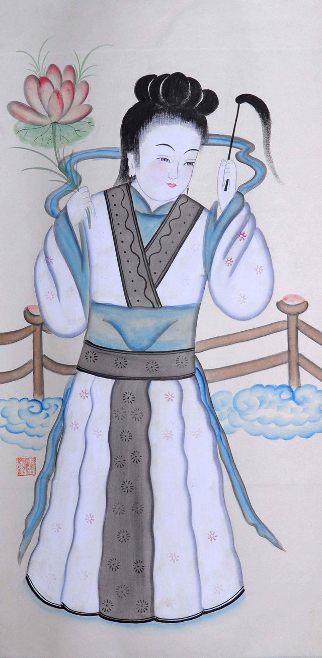 中国一绝扑灰年画汉族传统民间艺术山东高密古老画种