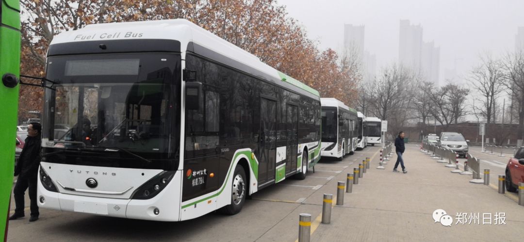 绿色出行走起郑州氢燃料新能源公交车又增加了20辆