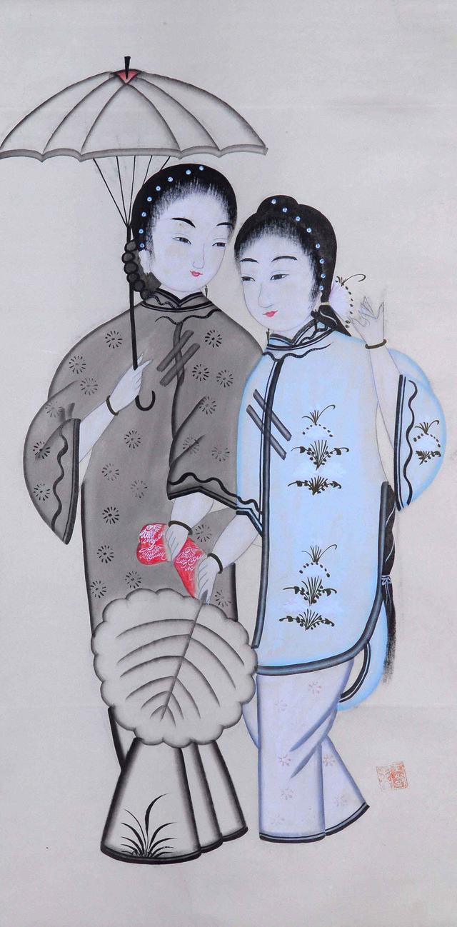 中国一绝扑灰年画汉族传统民间艺术山东高密古老画种