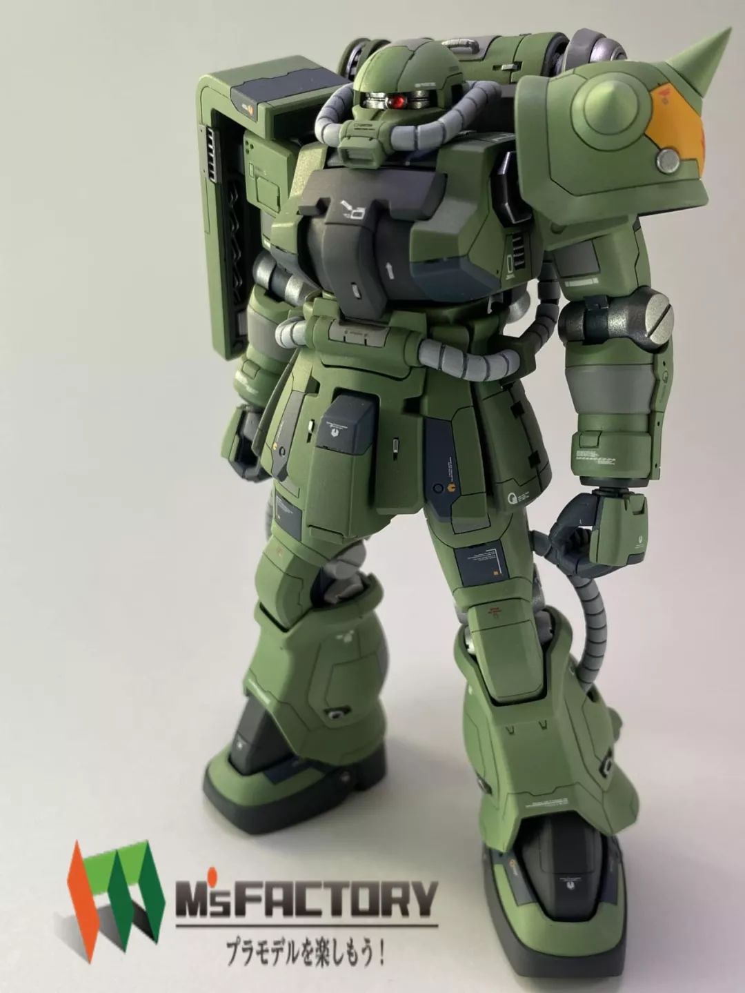 hguc 扎古2 f2制作,细化和涂装真不像hg