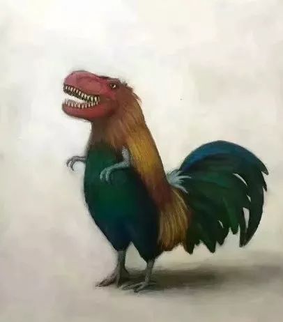 霸王龙进化成鸡图片