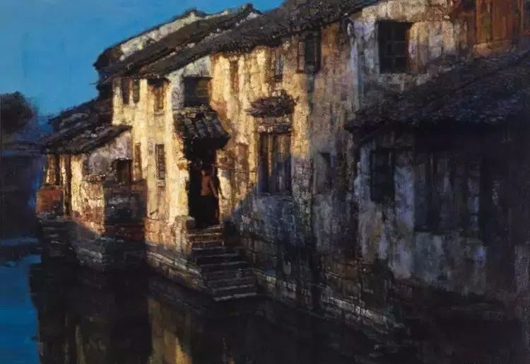 古今中外的完美结合陈逸飞油画作品高清欣赏