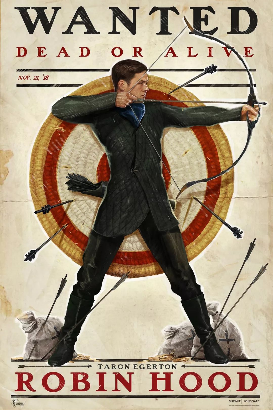 影片预告罗宾汉起源12月27日上映箭无虚发