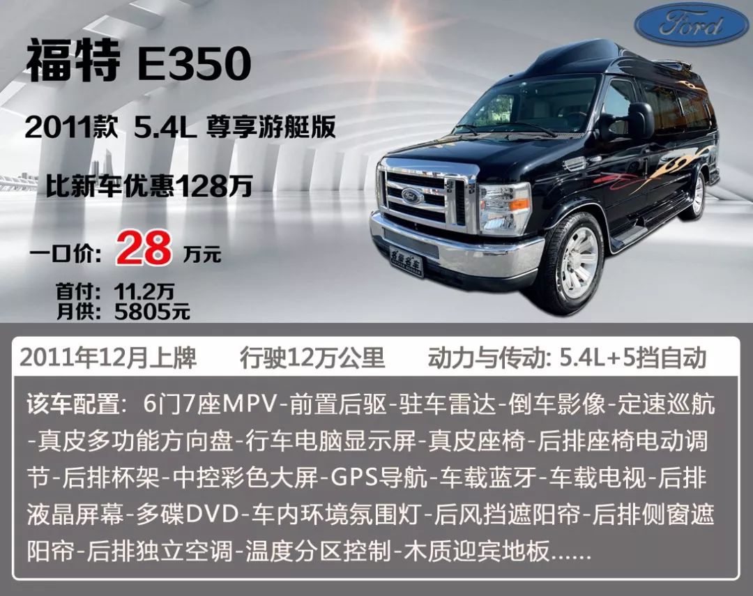 新车上架福特e350狂野的猛禽外表粗犷内心奢华