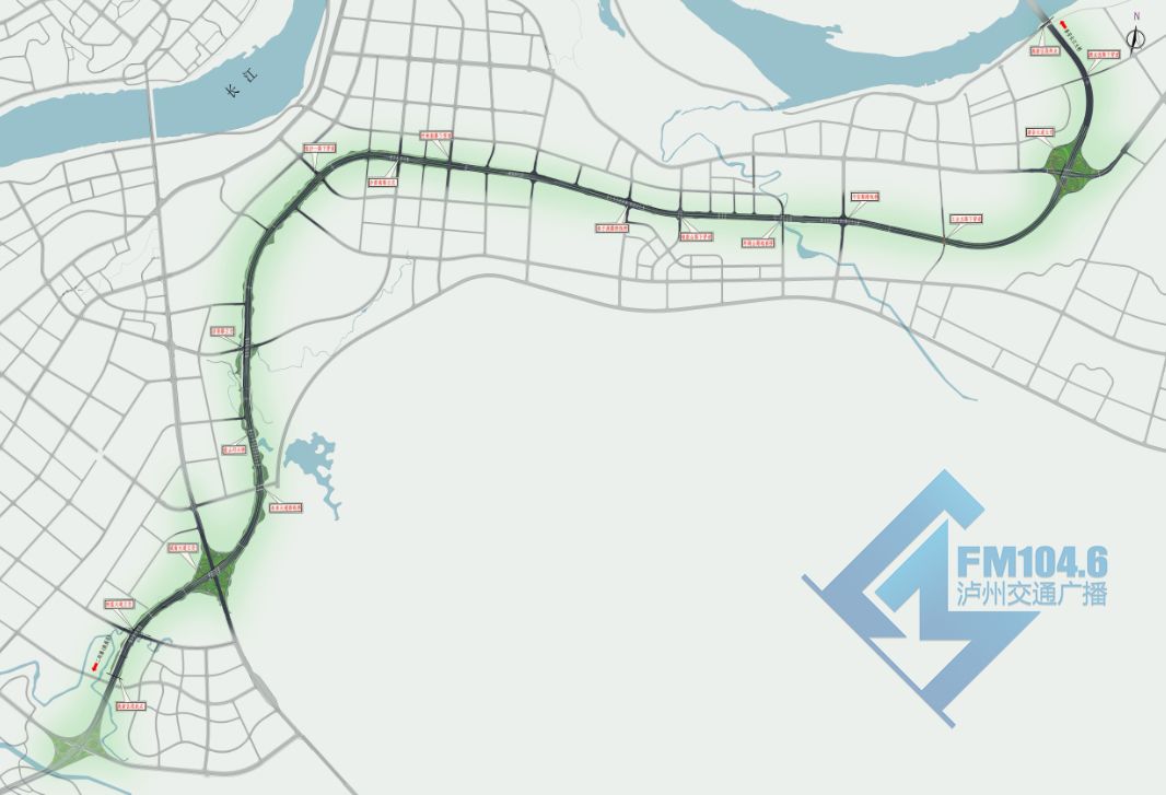 泸州二环路规划图片